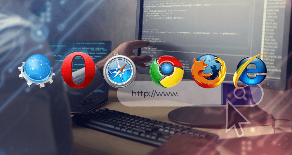 programming-background-with-html-overlay-browsers-icon